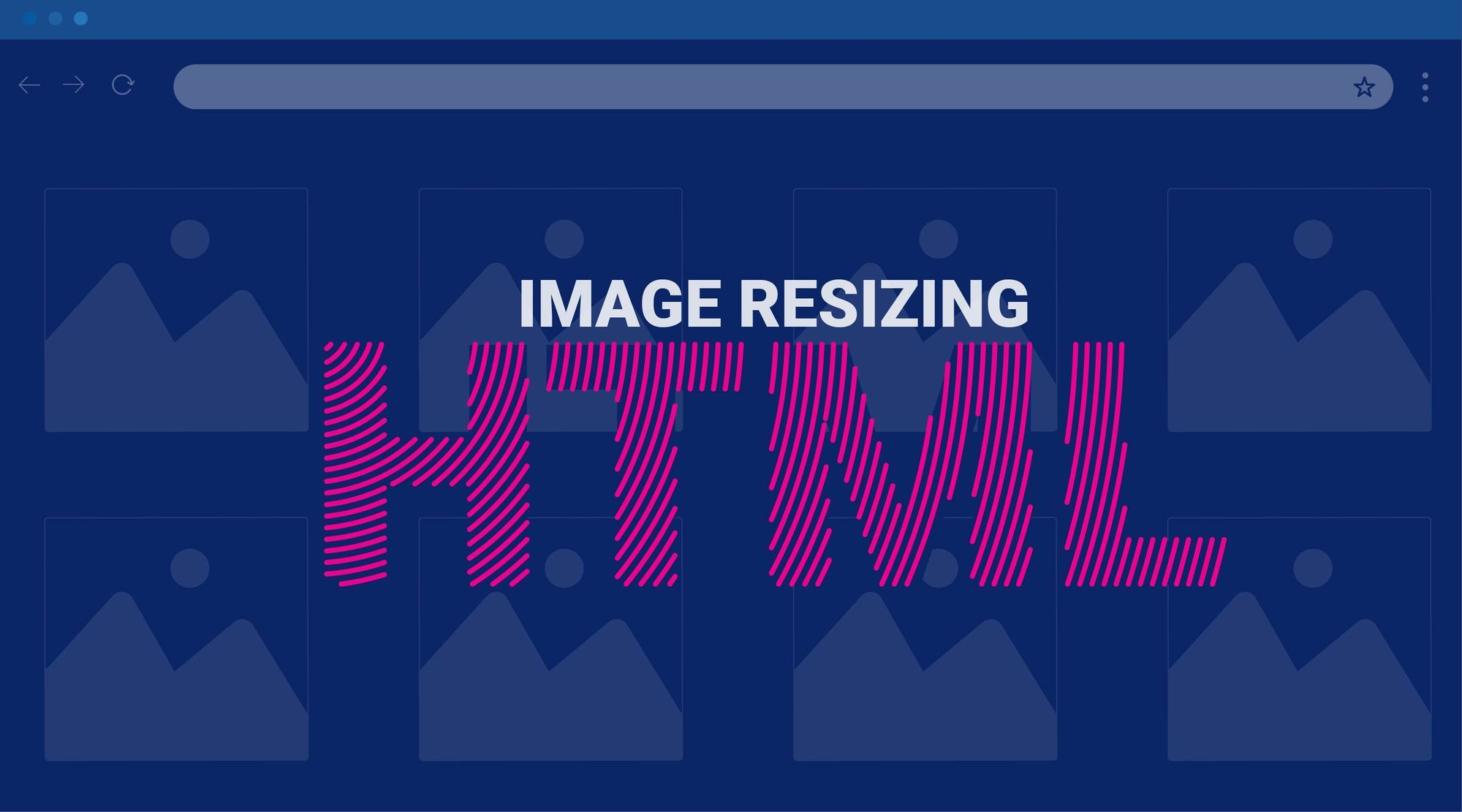 resize image in html