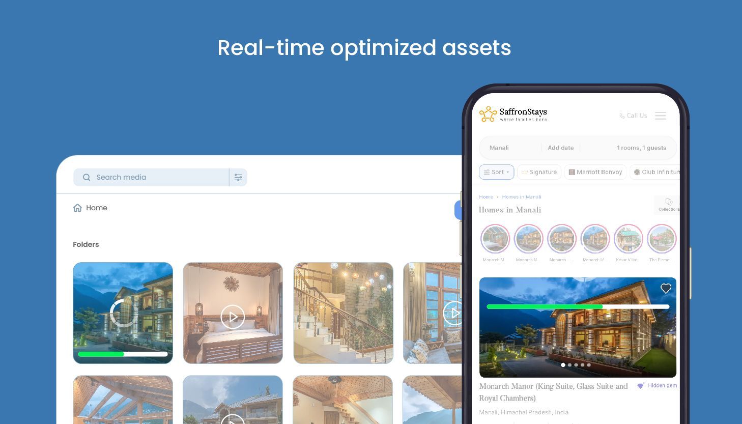 Real-time optimized assets by ImageKit