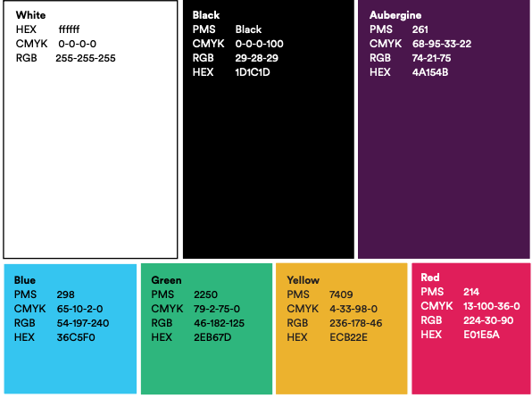 Slack primary colors