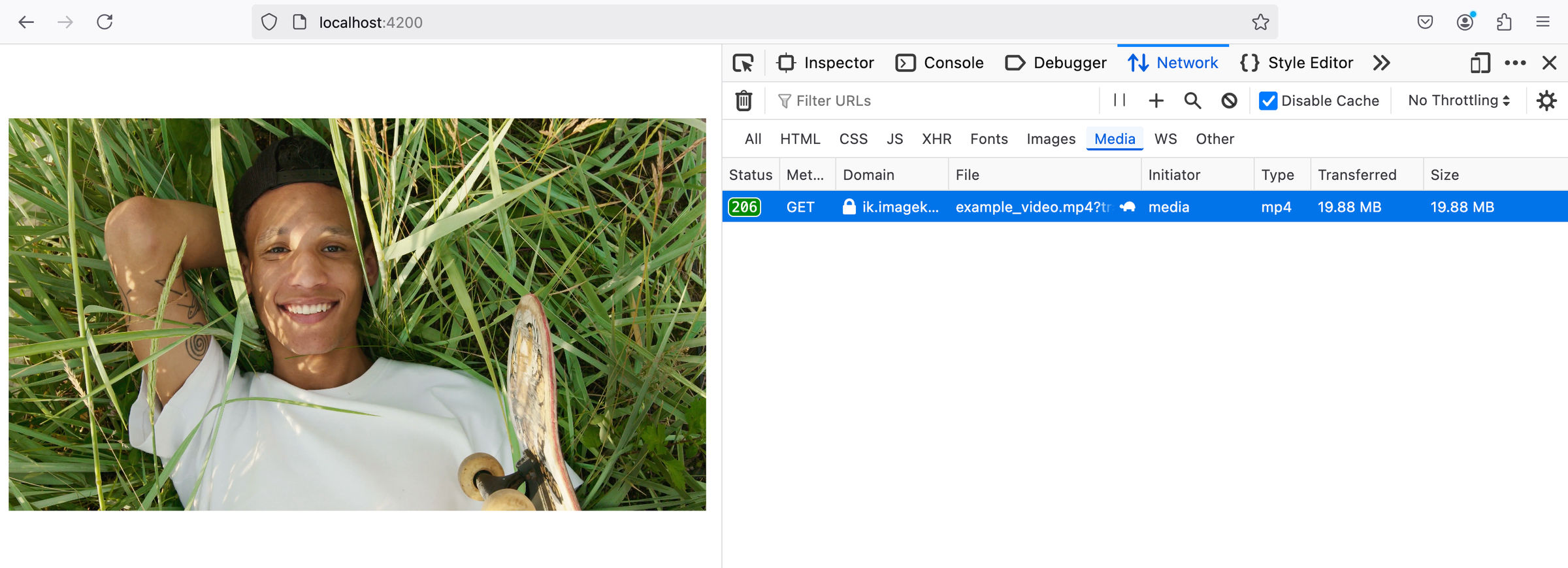 Video player in Angular applications