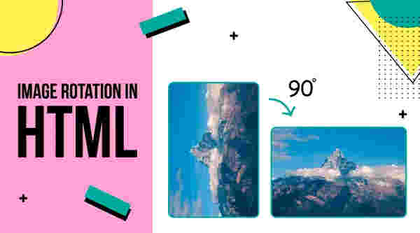 Image rotation with HTML and CSS