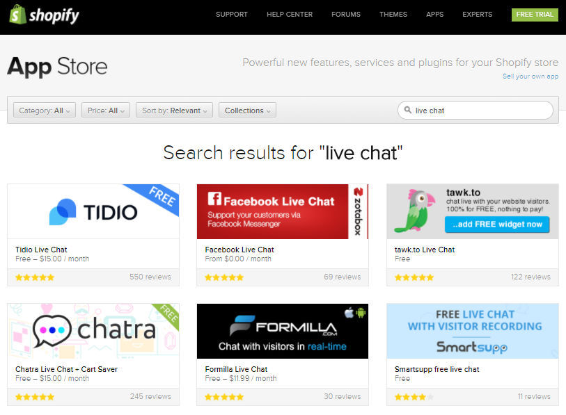 Live Chat - increase conversions of Shopify Store